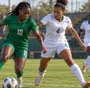 Women's football players