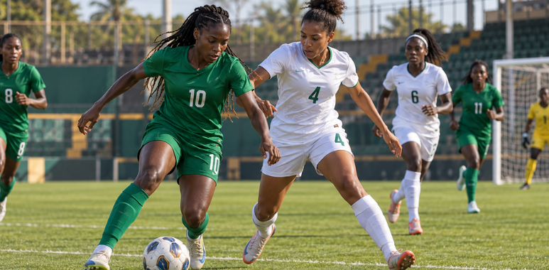 Women's football players